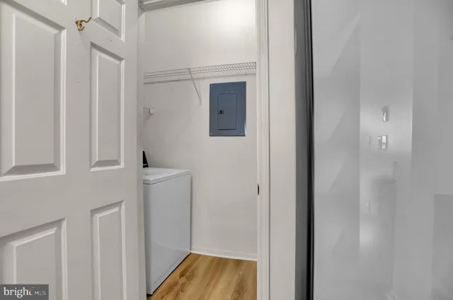 a view of front door