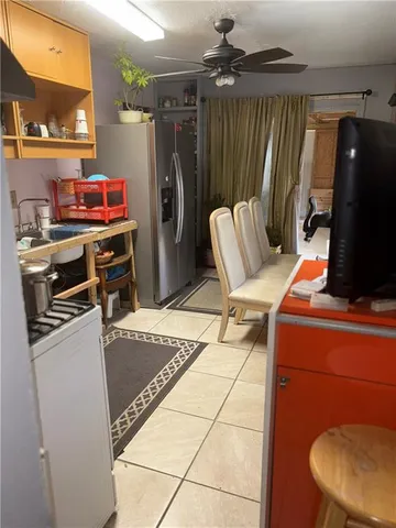 a storage room with washer and dryer