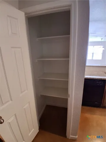 a view of walk in closet
