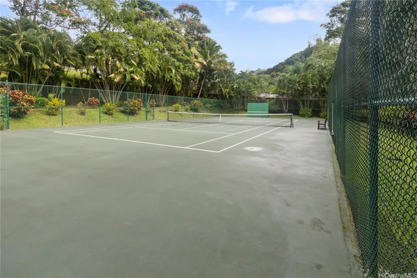 a view of a tennis court