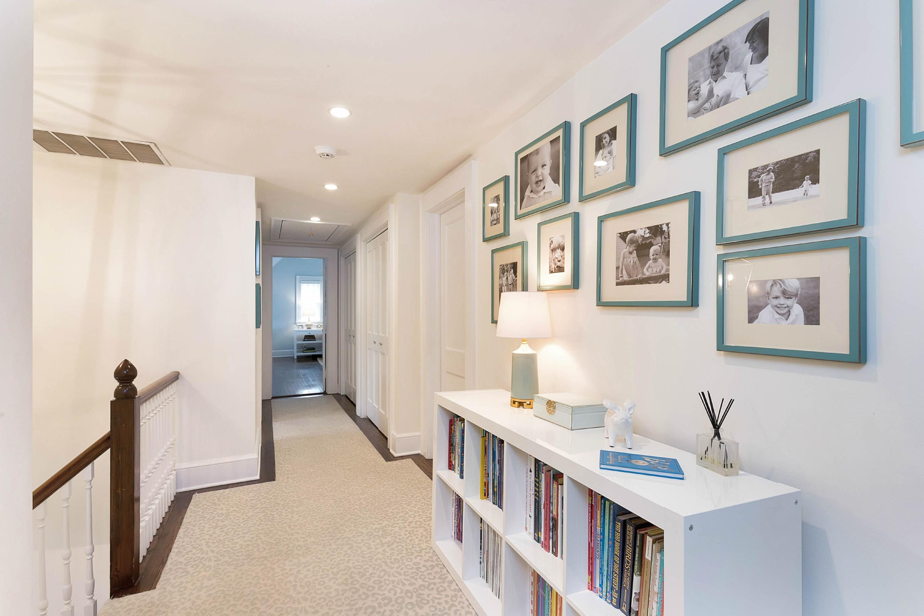 6 Sunset Road Darien, CT 06820 - Photo 16 of 24 a view of a hallway with workspace and a window