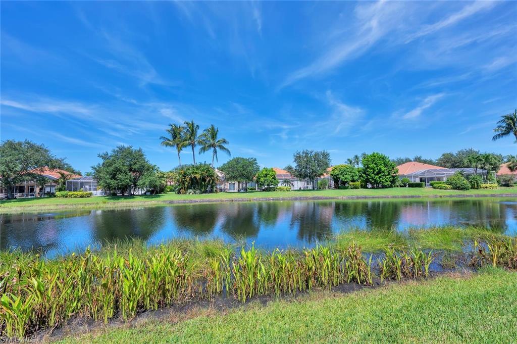 3408 Cayman Lane Naples, FL 34119 - Photo 24 of 34 a view of a lake with a house in the background