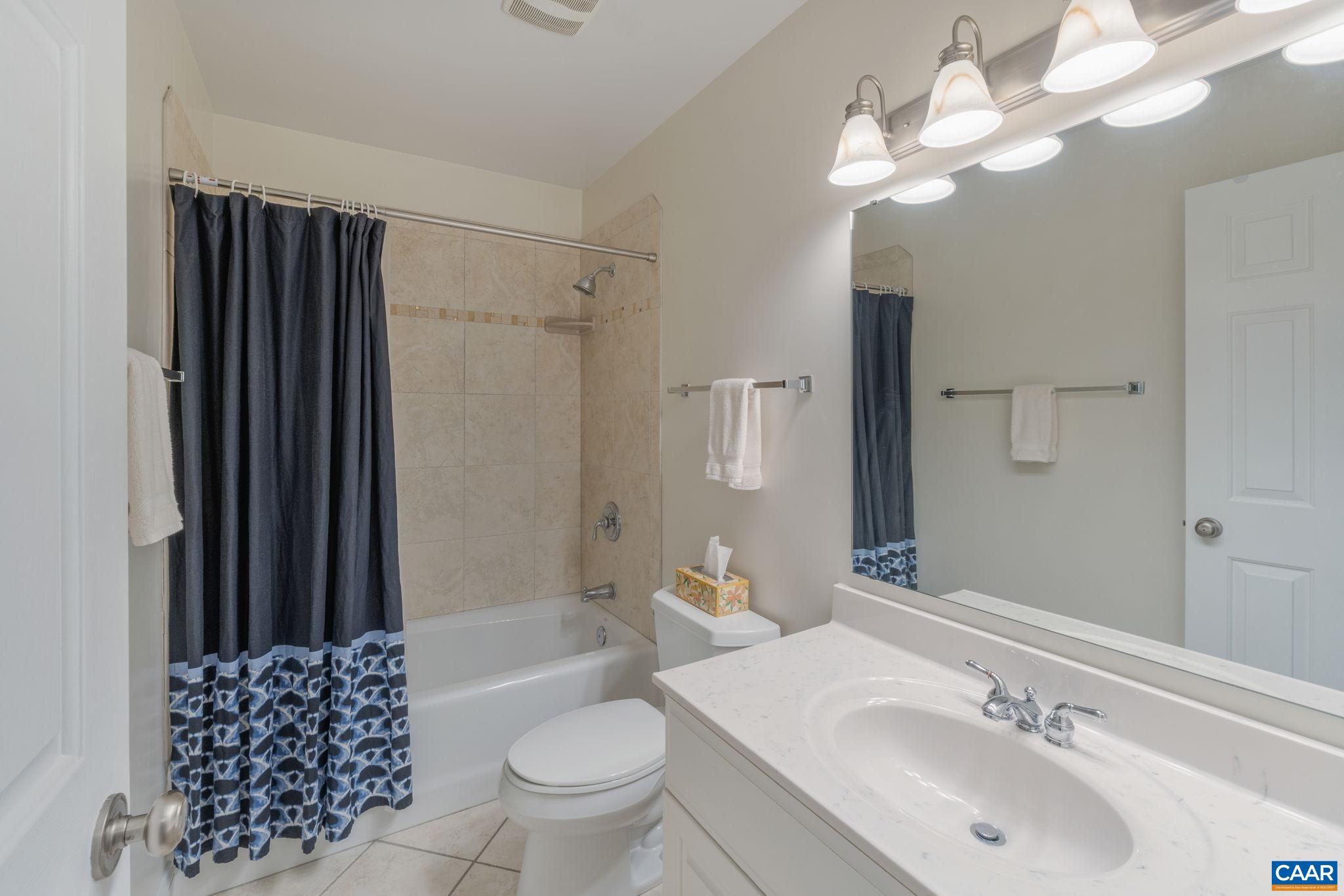 1999 Ridgetop Drive Charlottesville, VA 22903 - Photo 33 of 46 a bathroom with a sink a toilet a mirror and shower