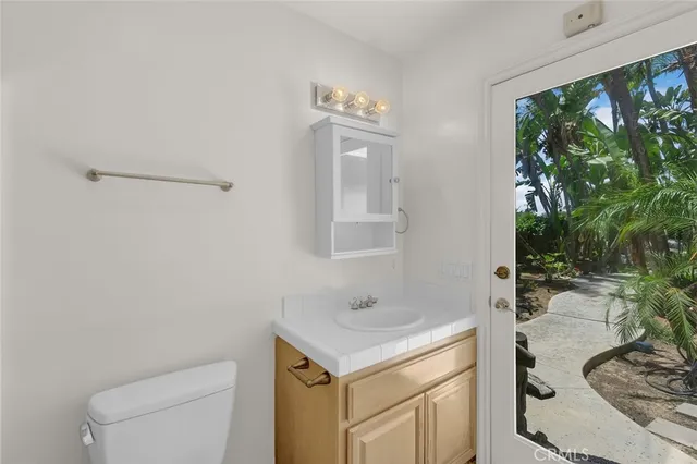 a view of a bathroom