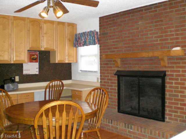 6108 Caison Drive Oak Ridge, NC 27310 - Photo 4 of 9 Other. Breakfast Nook fireplace