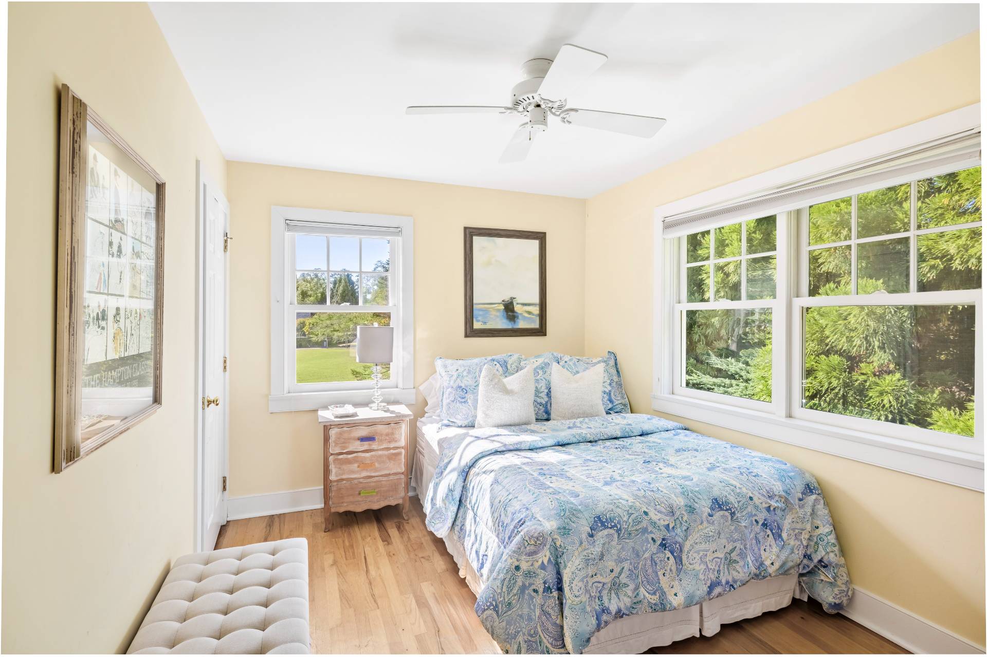 10 Aelfie's Way Bridgehampton, NY 11932 - Photo 21 of 23 a bedroom with a large bed and a window