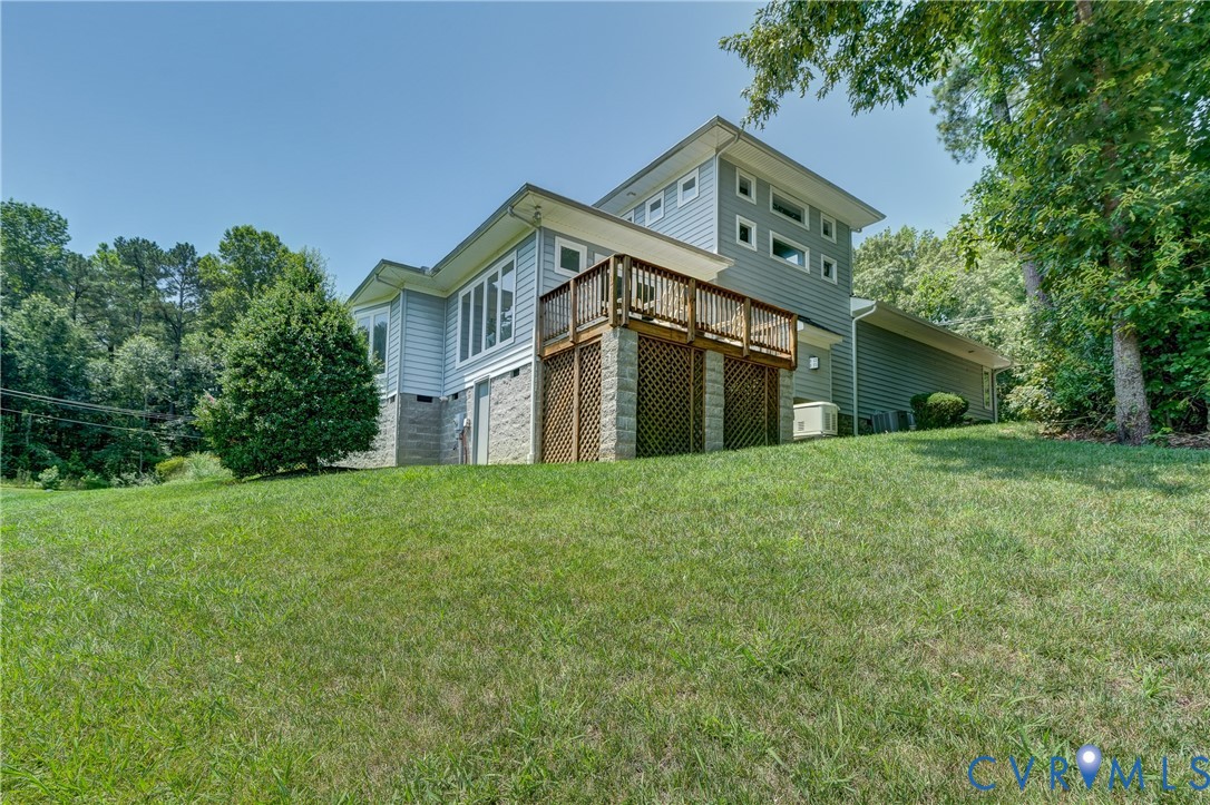 7902 Johnson Road Petersburg, VA 23805 - Photo 52 of 55 Contemporary home exterior with light blue siding