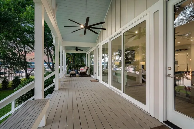a view of outdoor space and deck