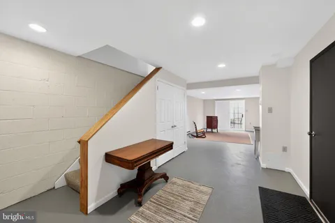 a outdoor space with furniture