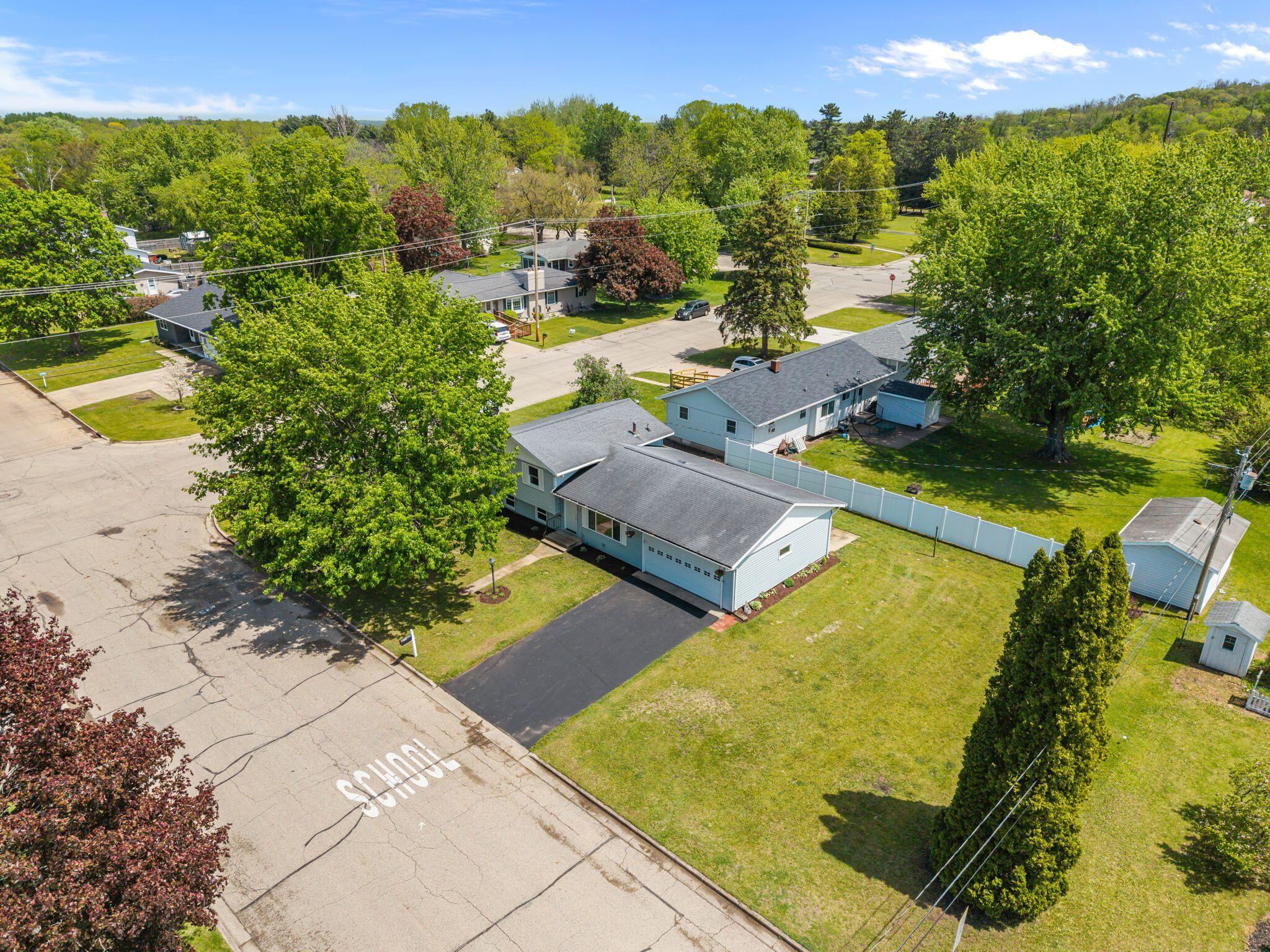274 Greeley Street Berlin, WI 54923 - Photo 39 of 44 Aerial View Front Elevation