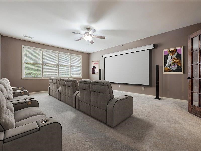 4597 Whisper Spring Drive Collierville, TN 38017 - Photo 31 of 39 a living room with furniture a ceiling fan and a window