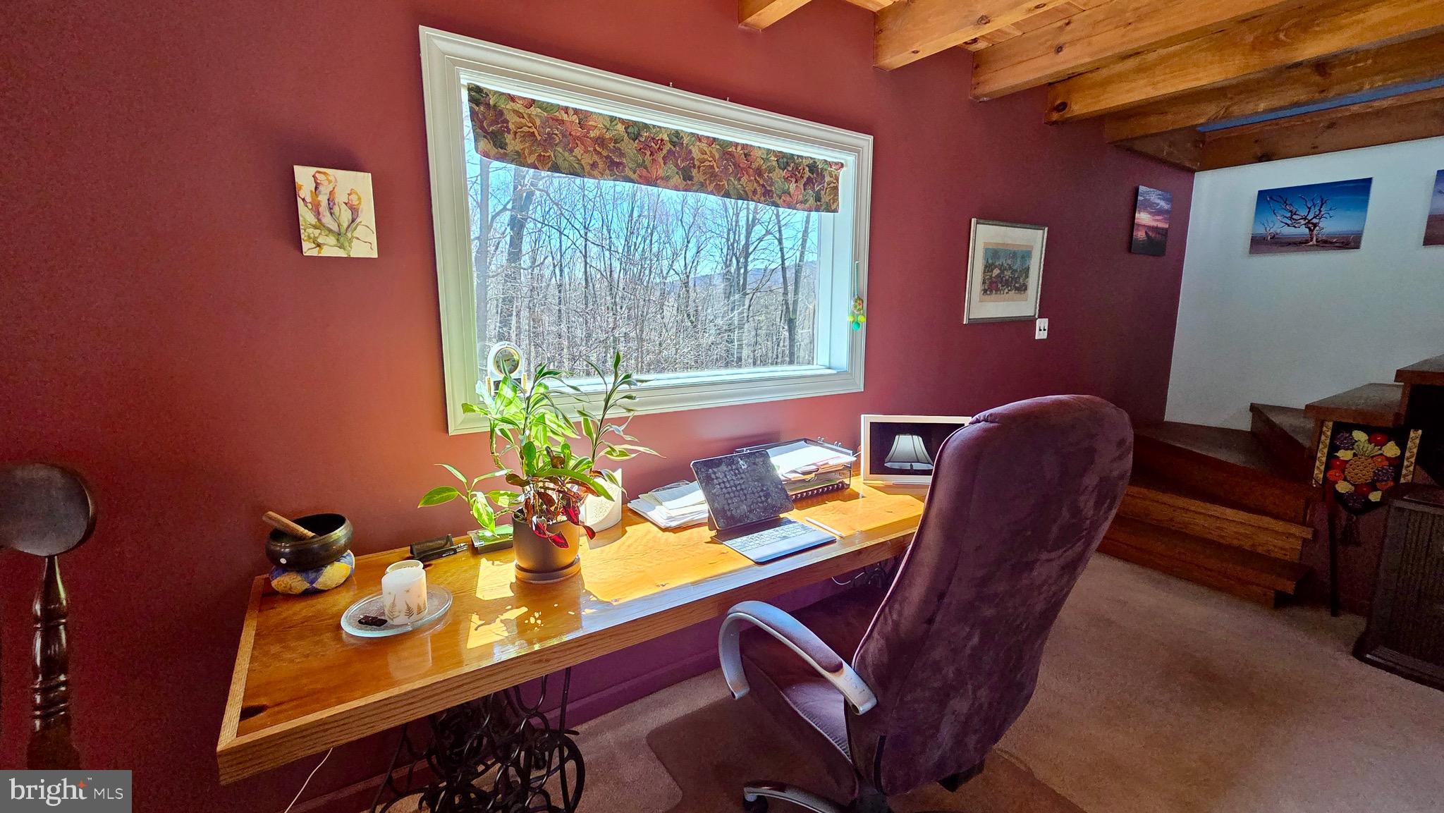 9206 Barkley Lane Huntingdon, PA 16652 - Photo 24 of 88 a view of a workspace with furniture and a window