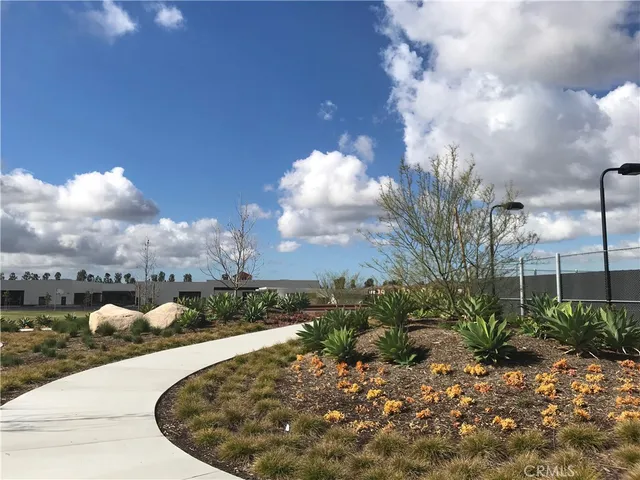 a view of backyard with green space