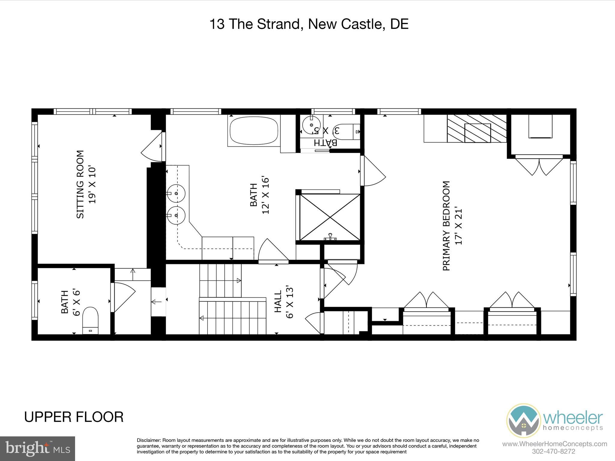 13 The Strand New Castle, DE 19720 - Photo 42 of 45 2nd floor with Primary En-Suite, Study & PR