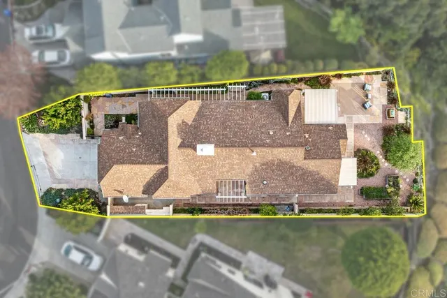 a view of swimming pool with a yard