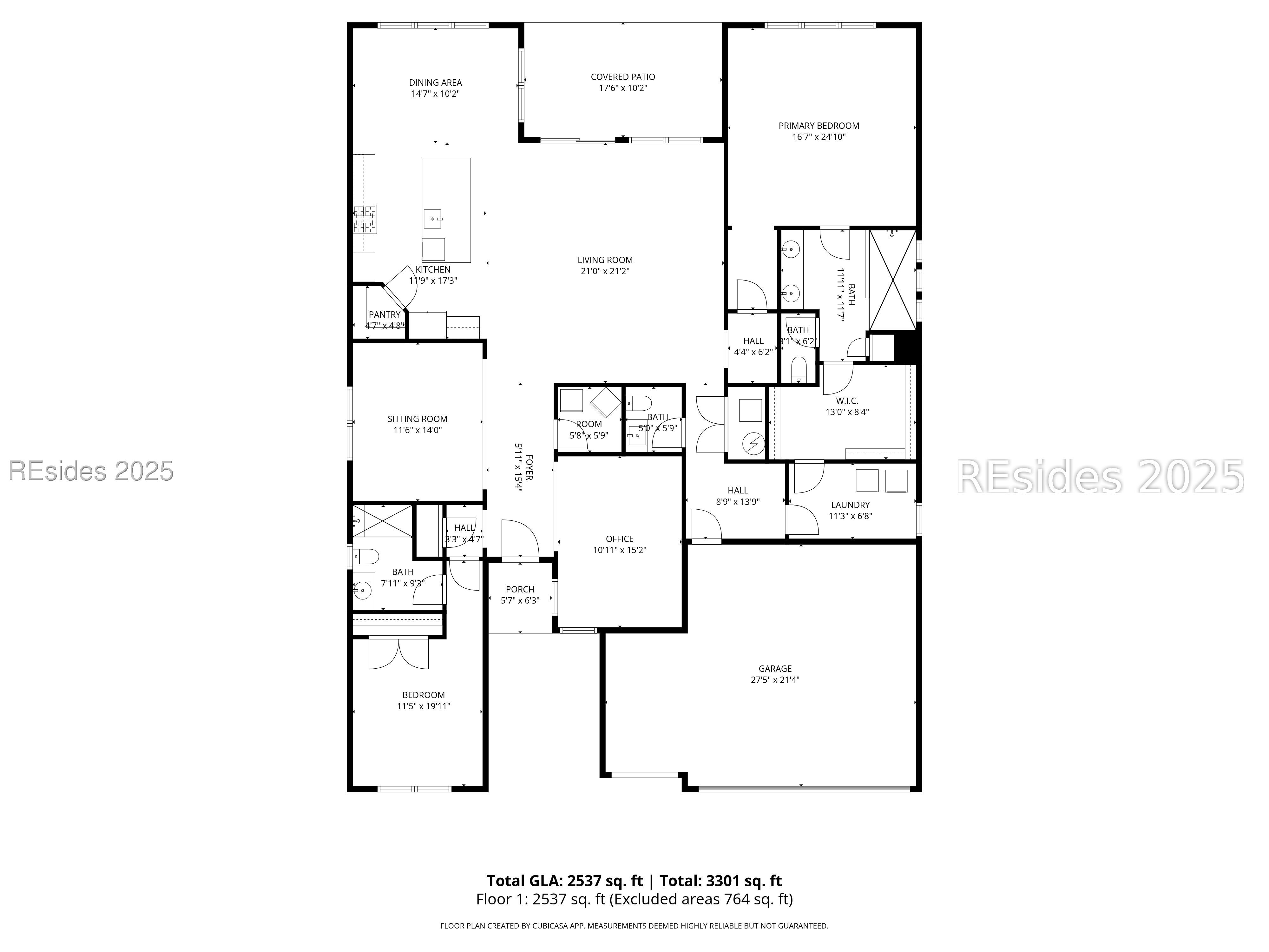 7 Jasmine Way Bluffton, SC 29909 - Photo 98 of 99 2D FLOOR PLAN