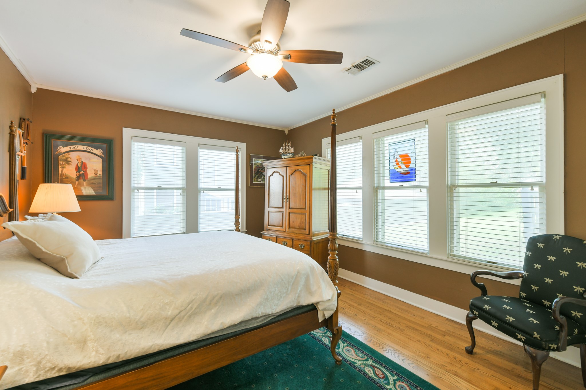 802 South Day Street Brenham, TX 77833 - Photo 42 of 50 a bedroom with a large bed and a window