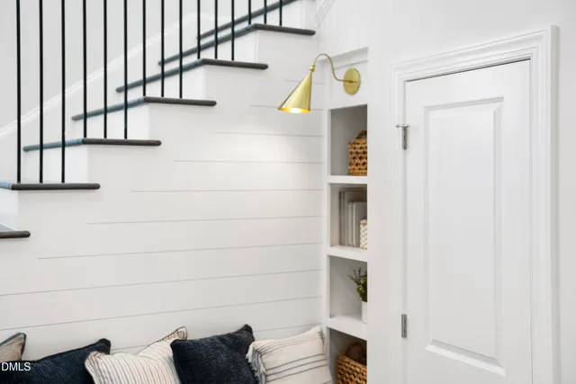 a front view of a house with a porch