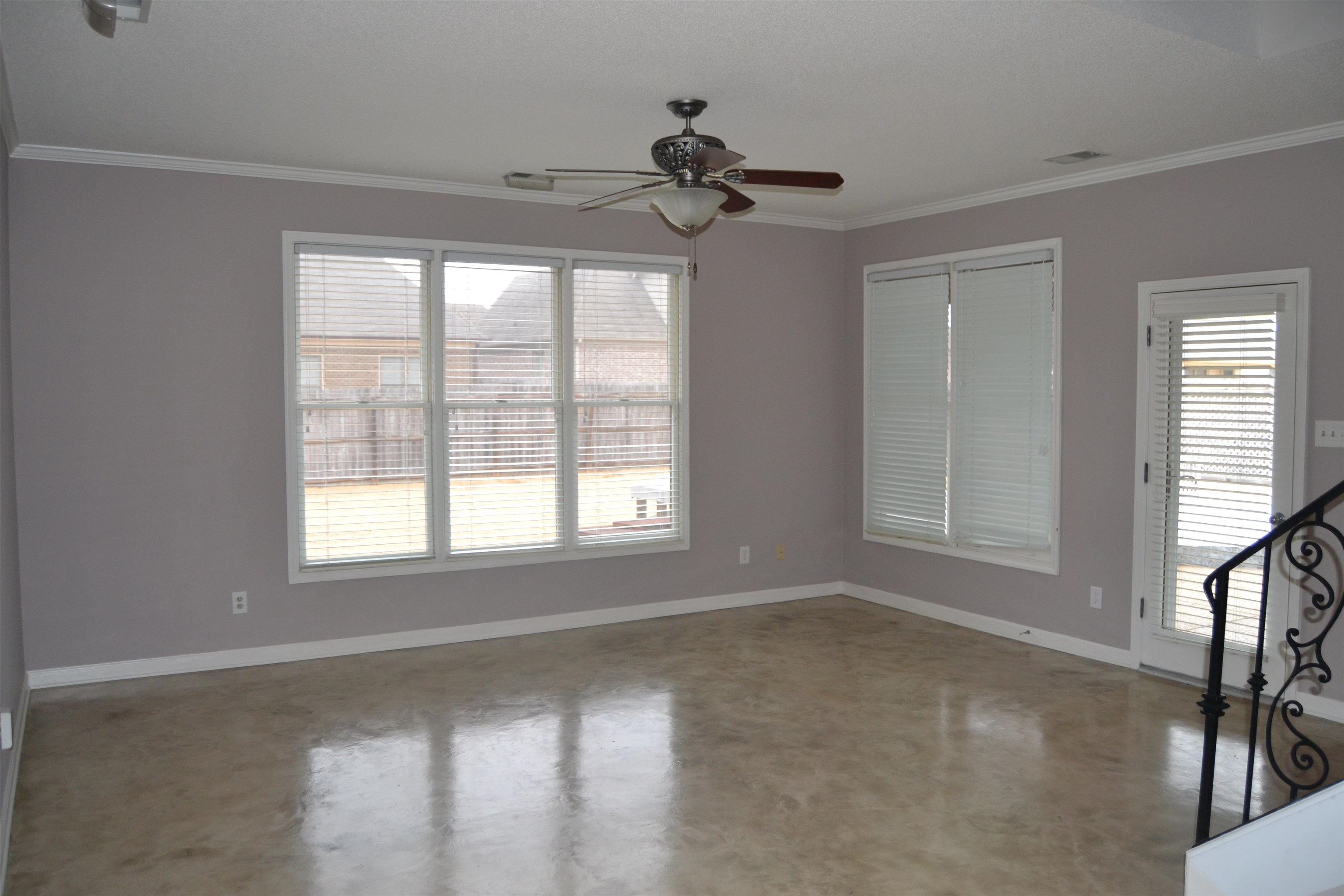 10486 Juneau Way Collierville, TN 38017 - Photo 13 of 33 Spare room with crown molding and ceiling fan