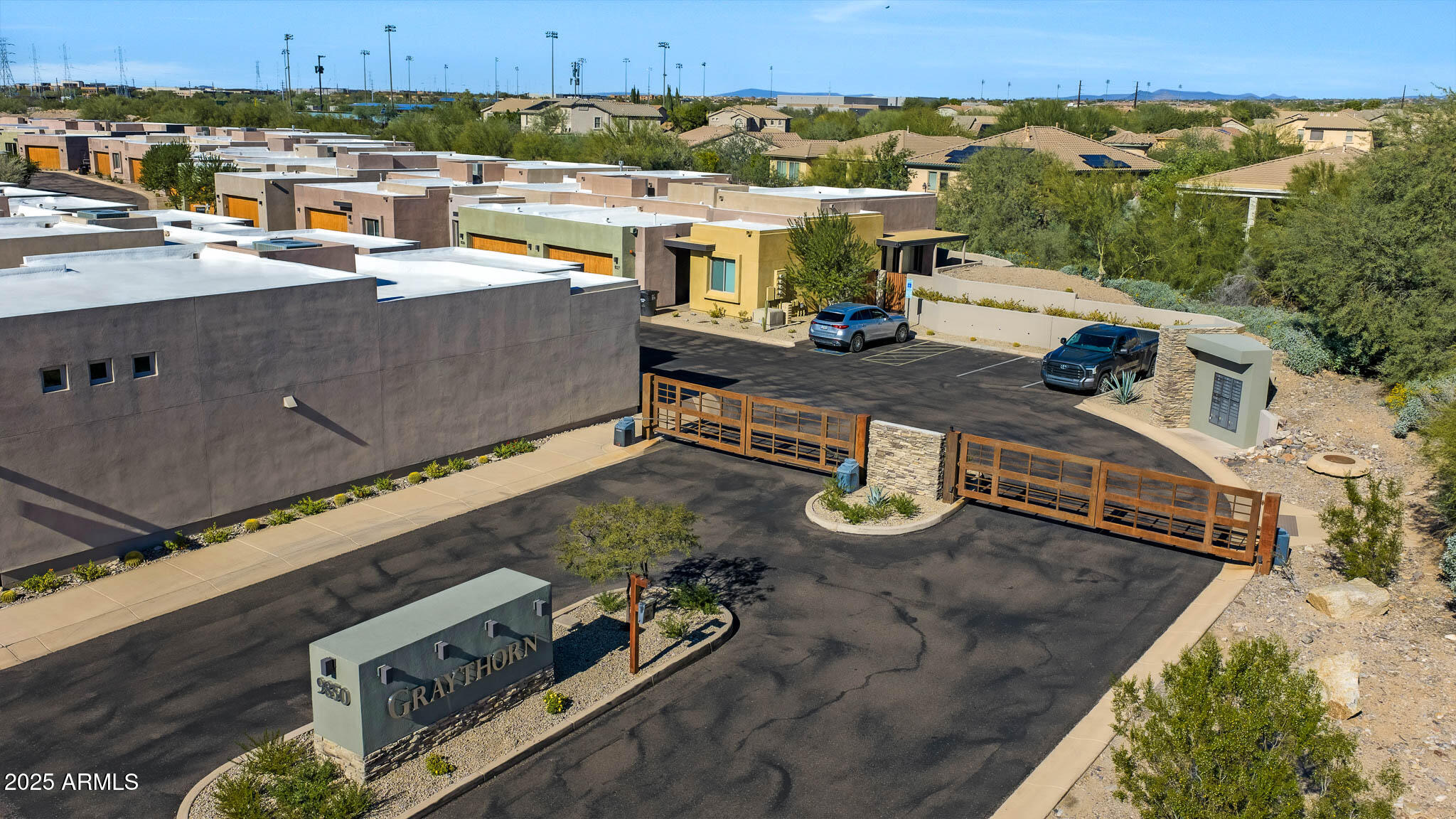 9850 East McDowell Mountain Ranch Road, Unit 1019 Scottsdale, AZ 85260 - Photo 61 of 66 an aerial view of a house with outdoor space