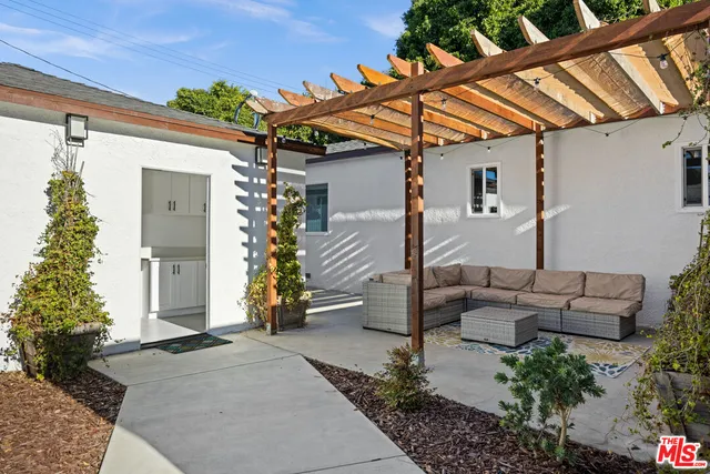 a view of an couches in the patio