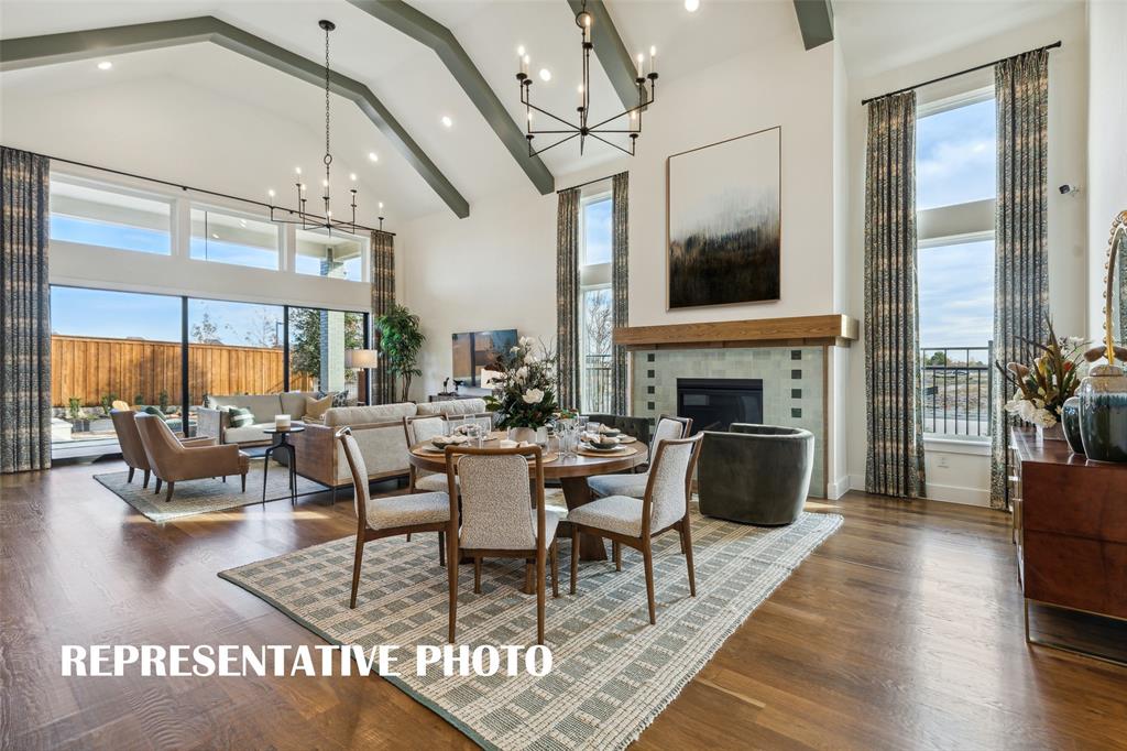 970 Coreopsis Drive Allen, TX 75013 - Photo 4 of 15 Beautiful spaces perfect for grand parties or cozy family time! REPRESENTATIVE PHOTO