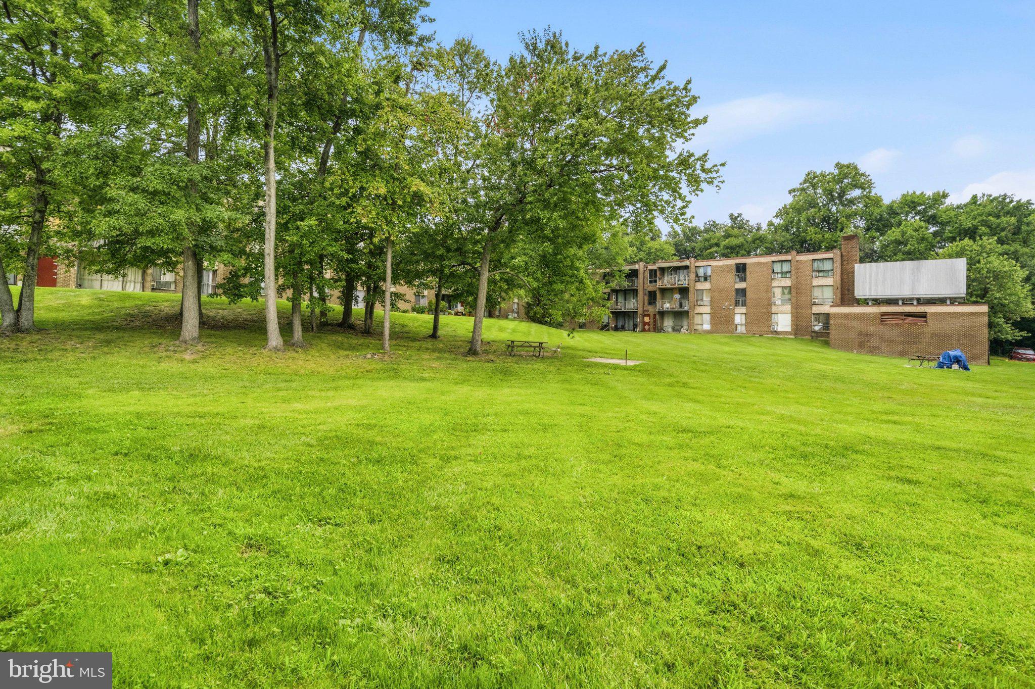 7973 Riggs Road, Unit 1 Hyattsville, MD 20783 - Photo 23 of 24 Lush green space near cozy apartments.