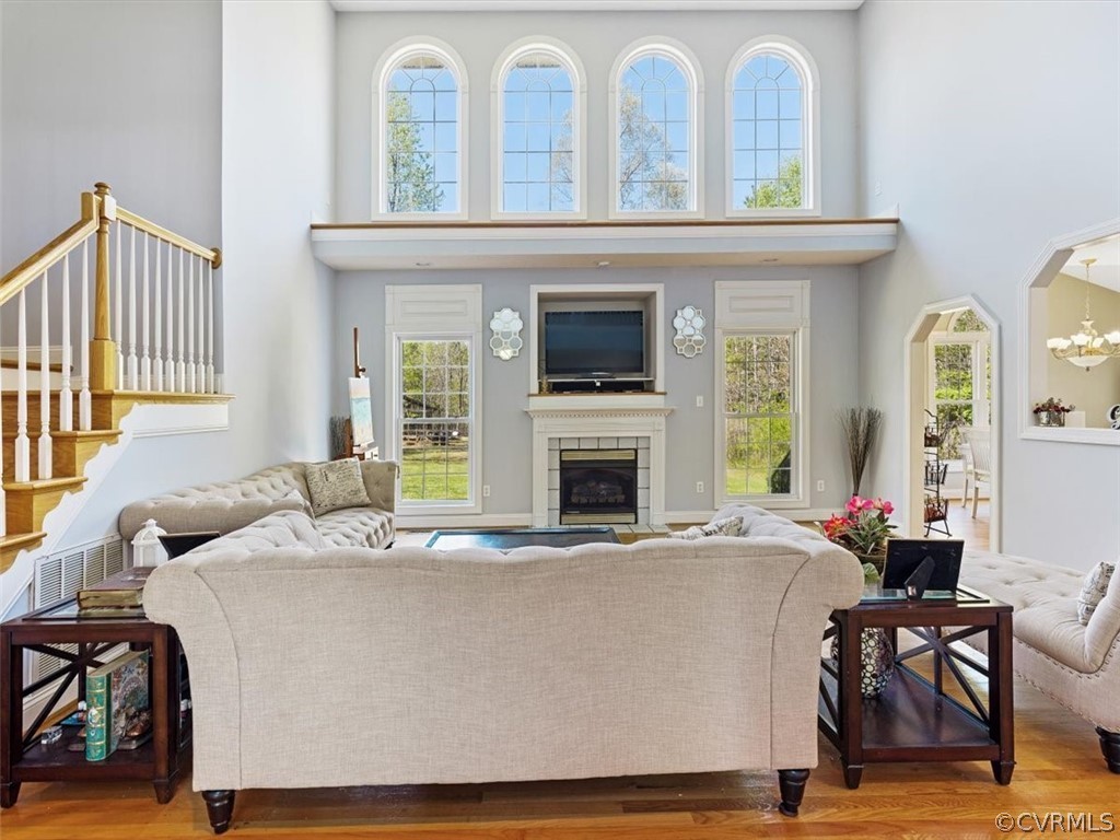 11736 Winterpock Road Chesterfield, VA 23838 - Photo 6 of 50 a living room with fireplace furniture and a window
