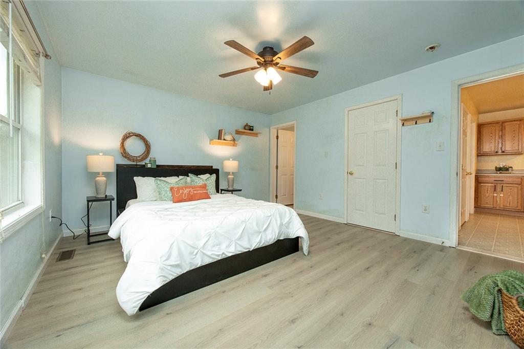 222 Hines Road Slippery Rock, PA 16057 - Photo 21 of 42 a bedroom with a bed and window