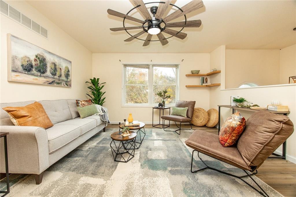 222 Hines Road Slippery Rock, PA 16057 - Photo 5 of 42 a living room with furniture and a large window
