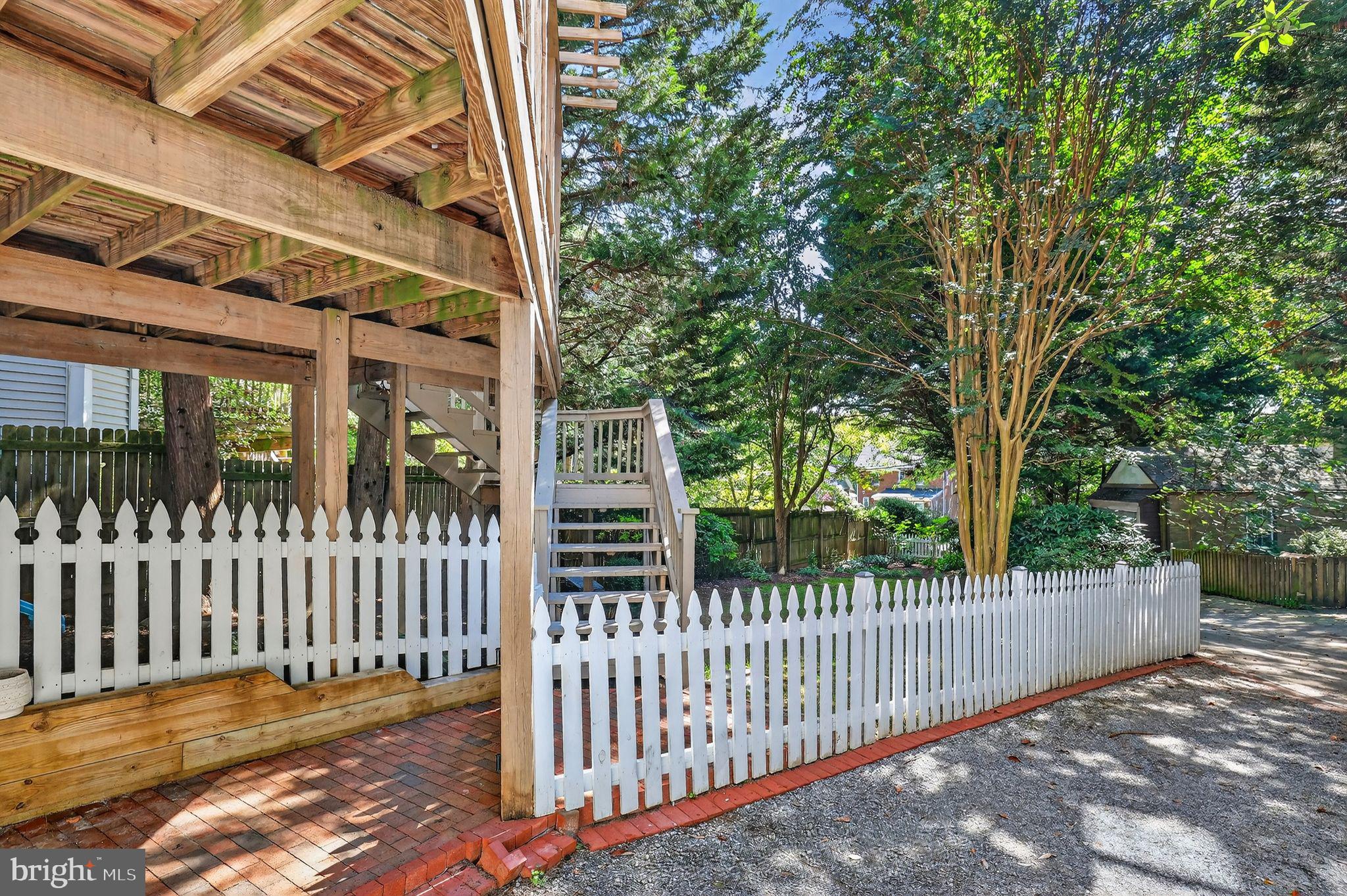 3230 Military Road Northwest Washington, DC 20015 - Photo 53 of 61 a view of a wooden fence