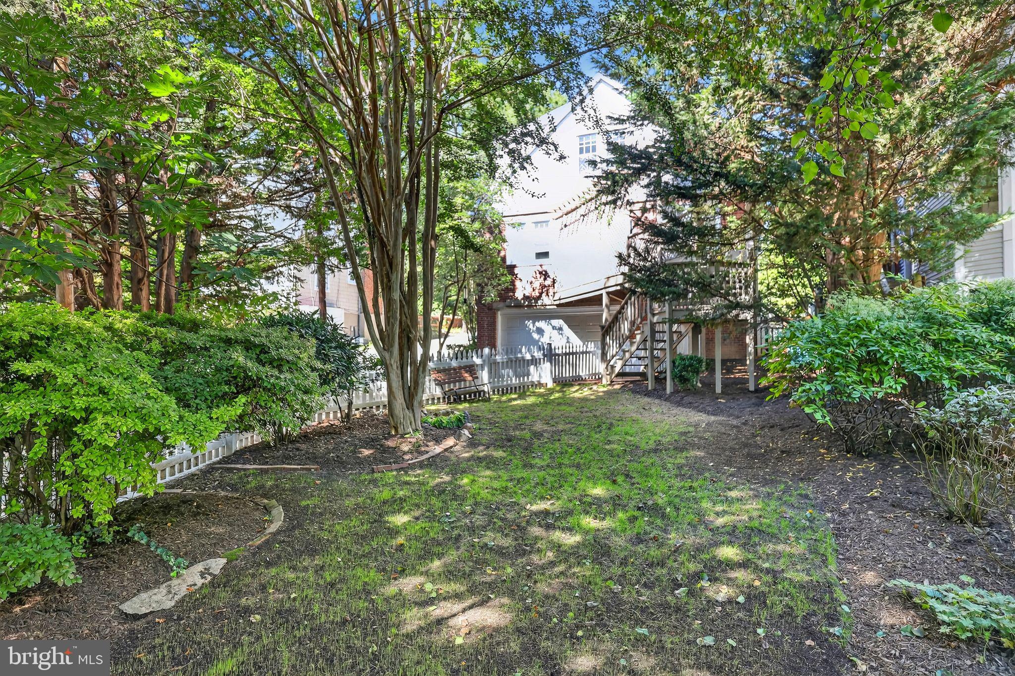 3230 Military Road Northwest Washington, DC 20015 - Photo 56 of 61 a view of a yard with plants and trees