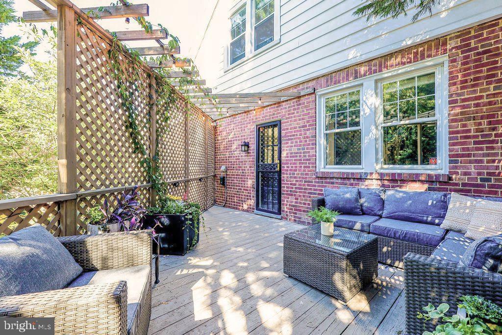 3230 Military Road Northwest Washington, DC 20015 - Photo 58 of 61 a view of a patio with couches and potted plants