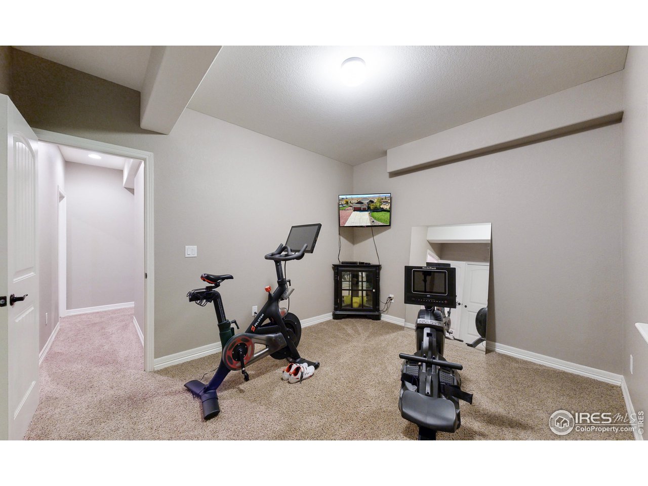 3201 Timeless Circle Berthoud, CO 80513 - Photo 26 of 39 Bedroom 4 used as fitness room in the basement