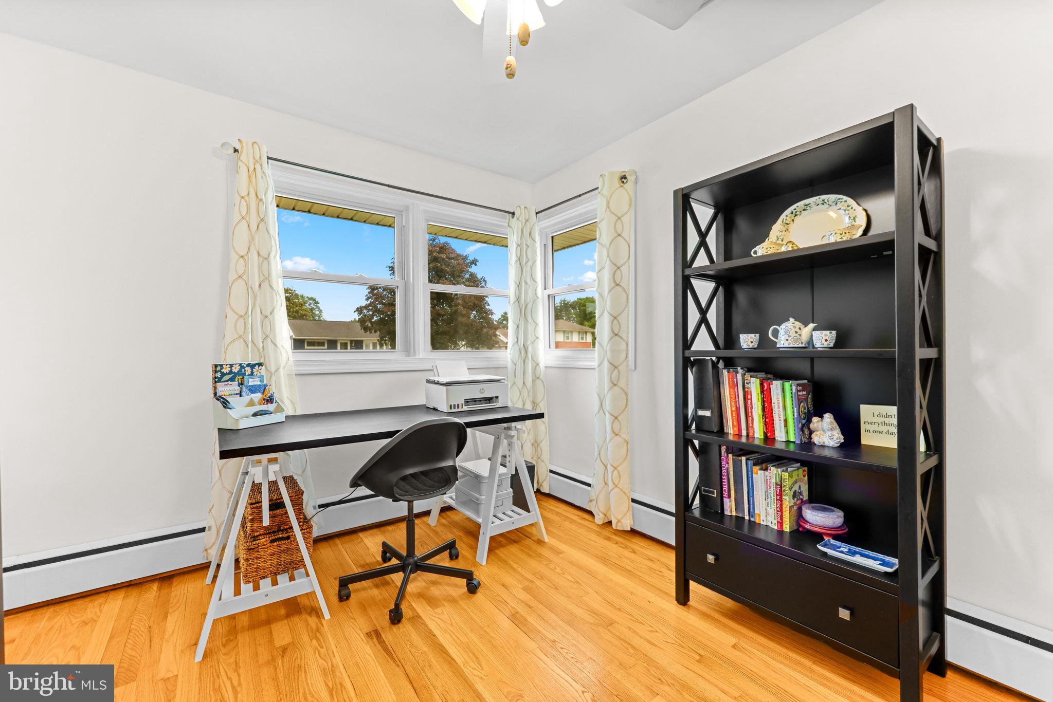 2902 Ritchie Avenue Baltimore, MD 21219 - Photo 25 of 43 a workspace room with furniture and wooden floor
