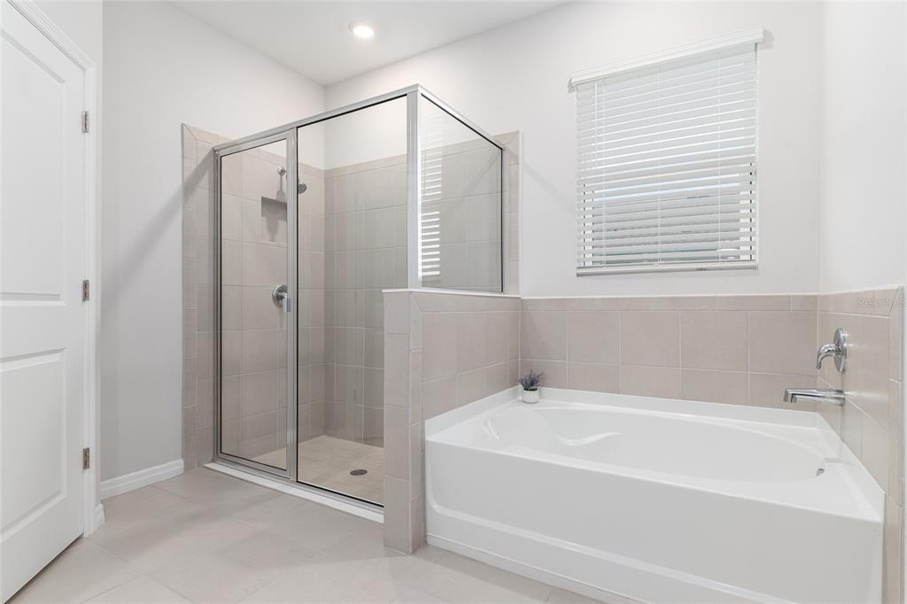 6243 Southwest 89th St Road Ocala, FL 34476 - Photo 20 of 57 a bathroom with a bathtub and a shower