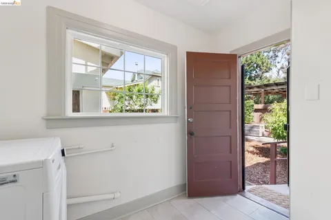 a view of front door