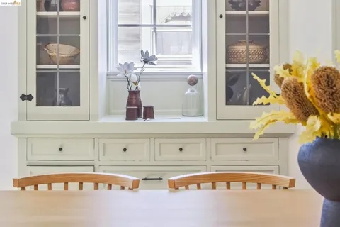 a close view of cabinet