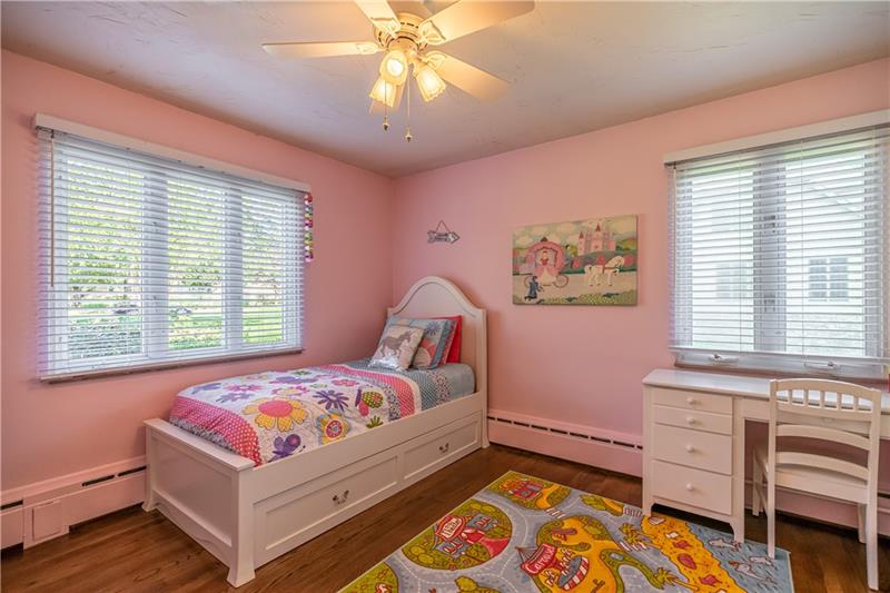 231 Brown Road Wexford, PA 15090 - Photo 21 of 25 3rd Bedroom. Fan/light combination. Hardwood floors.
