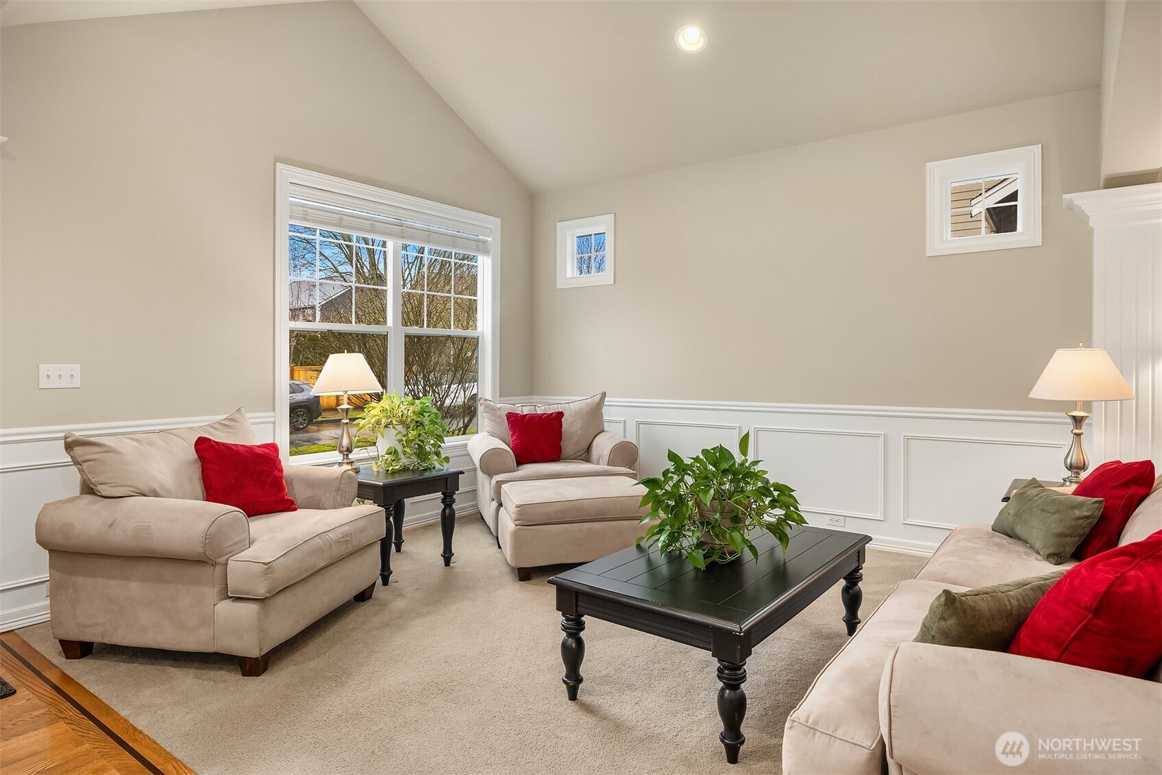 23703 Southeast 284th Street Maple Valley, WA 98038 - Photo 3 of 33 a living room with furniture and a potted plant