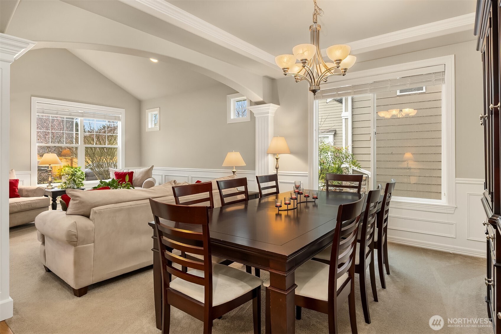 23703 Southeast 284th Street Maple Valley, WA 98038 - Photo 6 of 33 a view of a dining room with furniture and window
