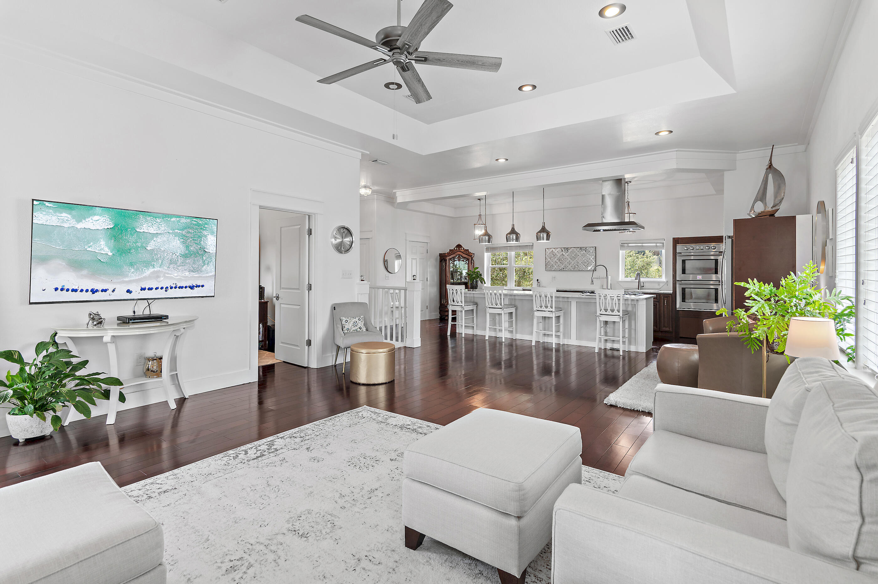 96 Hilltop Drive Santa Rosa Beach, FL 32459 - Photo 8 of 50 a living room with furniture and a flat screen tv