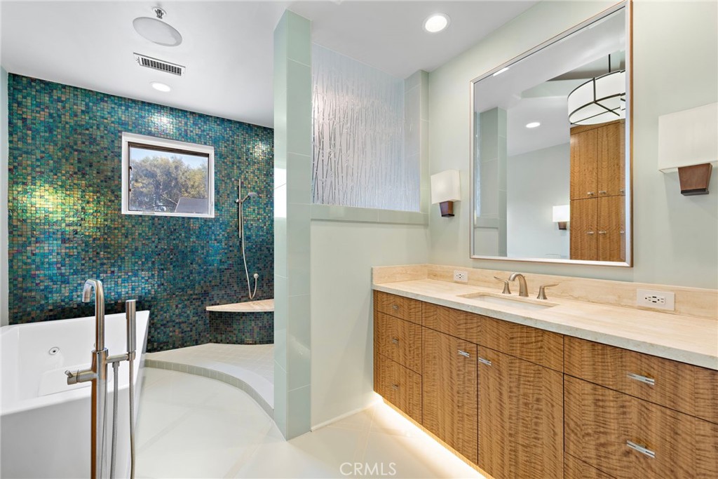 14 Mar Del Rey San Clemente, CA 92673 - Photo 42 of 70 a bathroom with a sink and a mirror