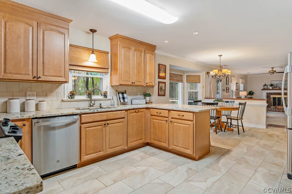 13813 Shadow Ridge Road Midlothian, VA 23112 - Photo 13 of 49 a kitchen with stainless steel appliances granite countertop a sink and cabinets