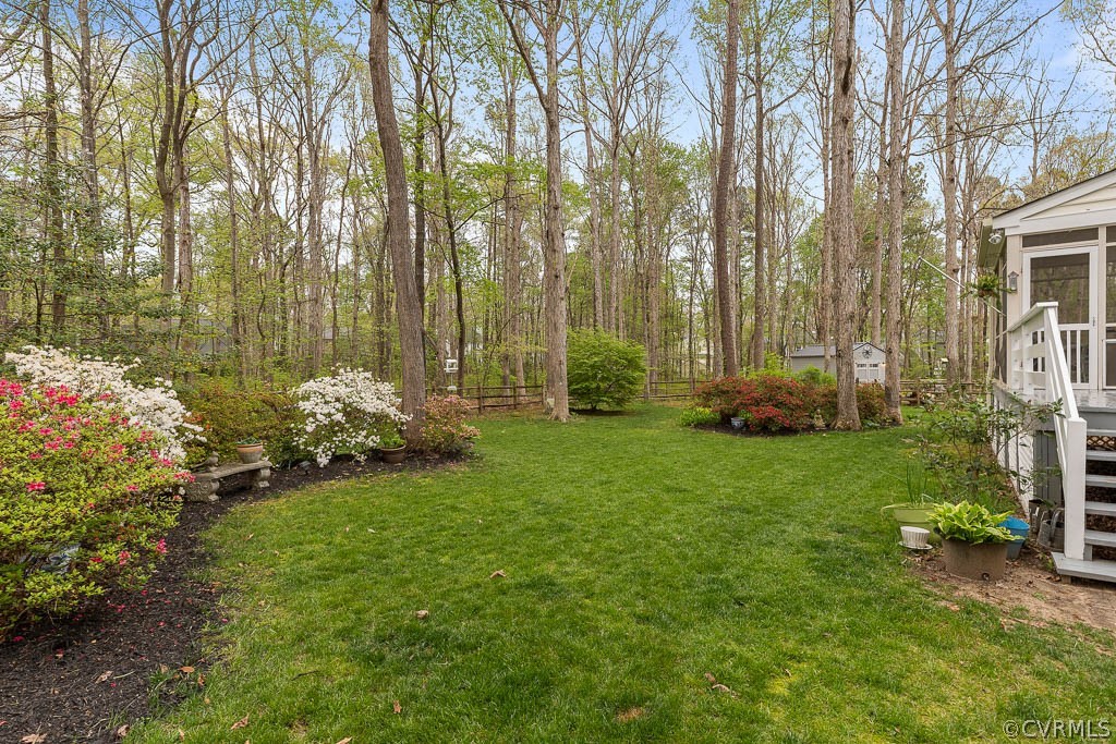 13813 Shadow Ridge Road Midlothian, VA 23112 - Photo 32 of 49 a view of backyard with green space