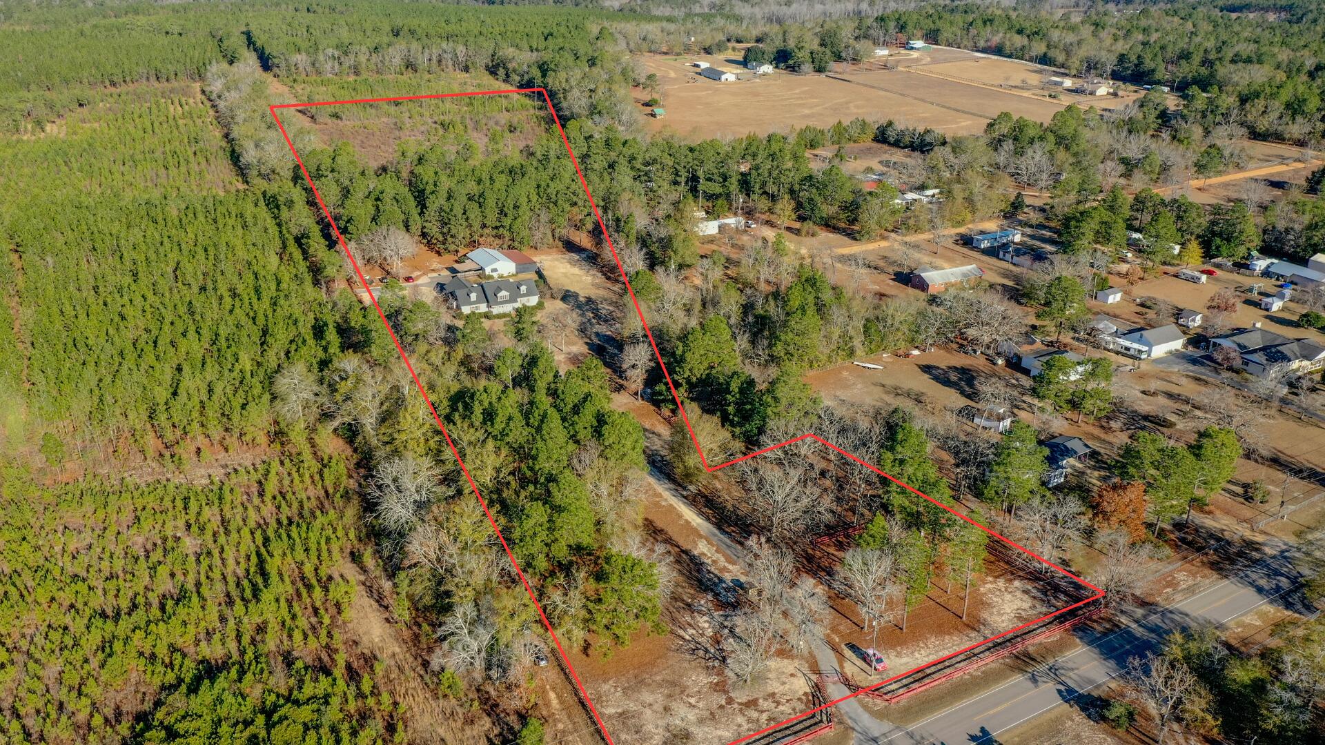 1497 Wire Road Aiken, SC 29805 - Photo 3 of 43 Lot Outlined