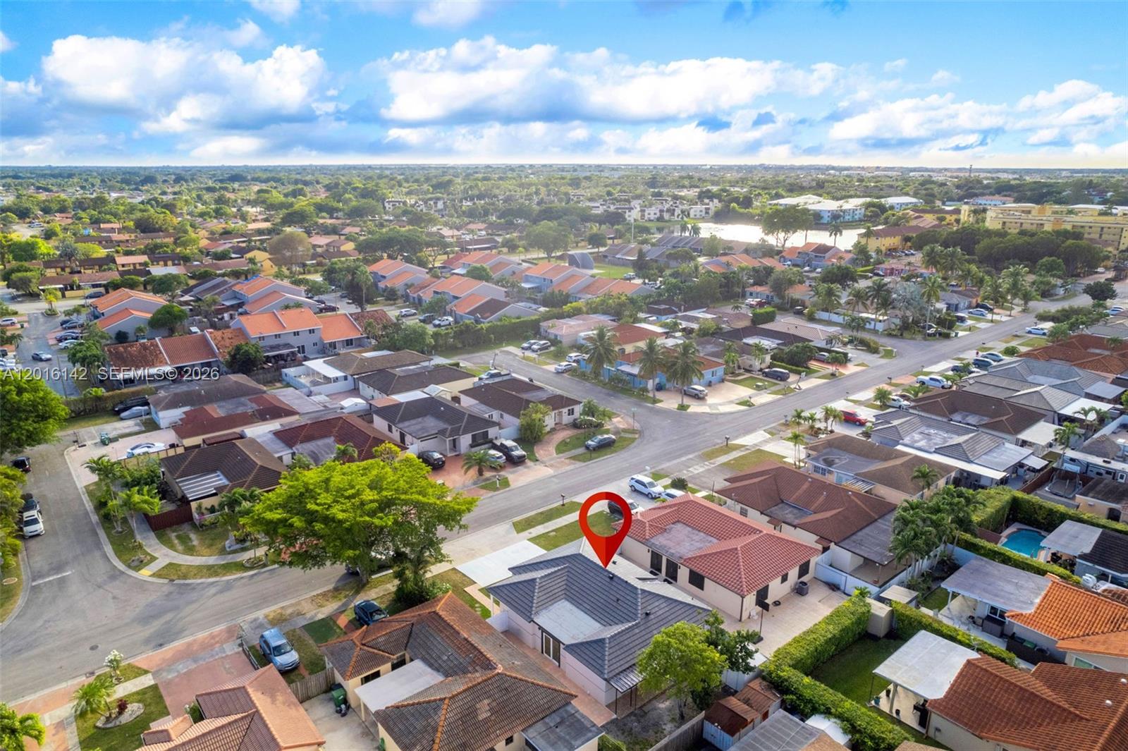 14755 Southwest 82nd Terrace Miami, FL 33193 - Photo 31 of 32 an aerial view of residential houses with outdoor space