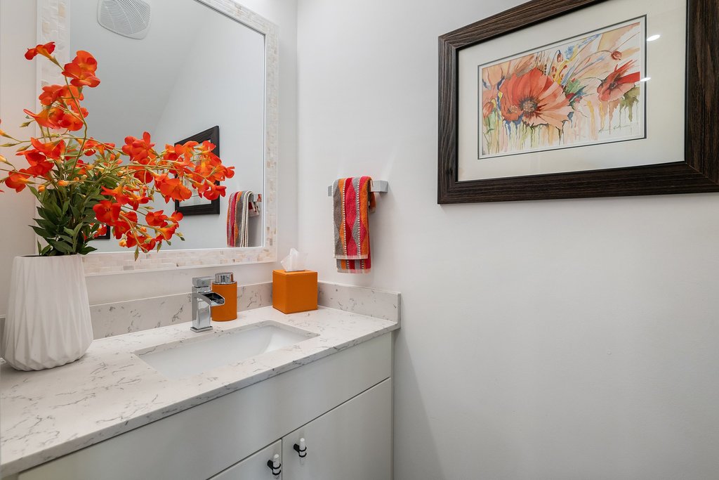 2003 Wilson Street, Unit 3 Austin, TX 78704 - Photo 11 of 27 a bathroom with a sink mirror and vanity