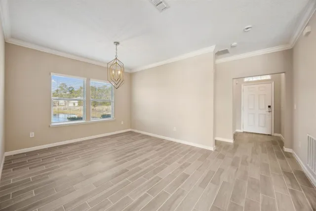 a view of kitchen and microwave