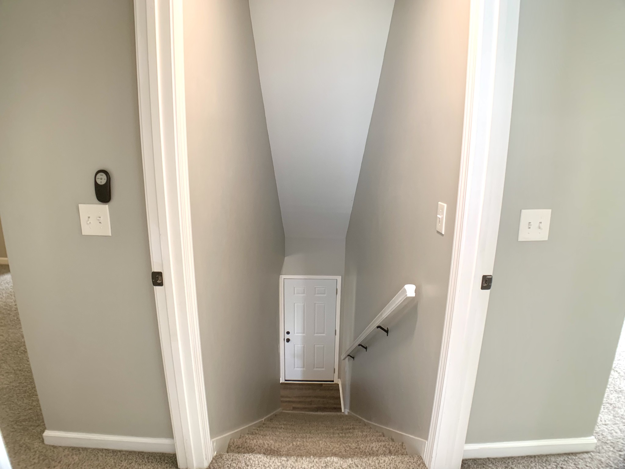 819 Stableford Road Oak Grove, KY 42262 - Photo 24 of 50 a view of a hallway with white walls and stairs